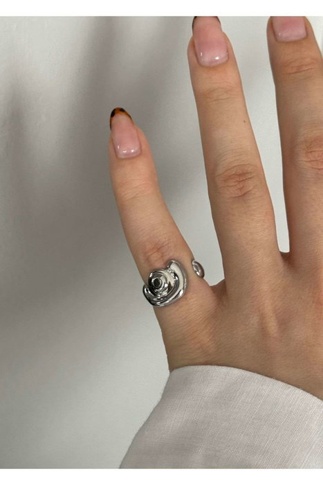 Heliophilia Silver Anillo de Latón Plateado Heliophilia Silver Anillo de Latón Plateado